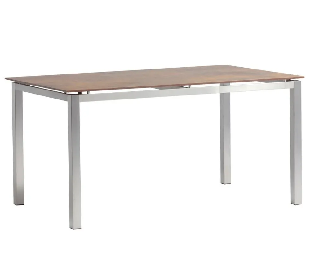 Acamp Esstisch-Gruppen|Gartenmöbel-Sets - Gartenmöbel-Set Keramiktisch Auris und Stapelstuhl Skye, 7-teilig