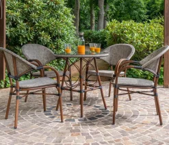 Acamp Esstisch-Gruppen|Gartenmöbel-Sets - Gartenmöbel-Set Maui, 5-teilig