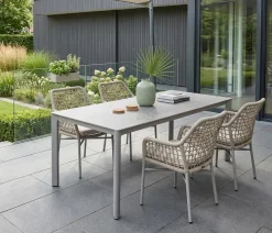 Acamp Gartenmöbel-Set Rom, rechteckig, 5-teilig Beige Hot