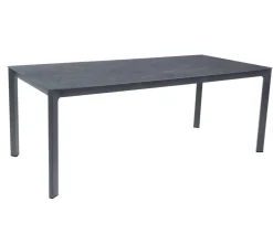 Acamp Esstisch-Gruppen|Gartenmöbel-Sets - Gartenmöbel-Set Rom, 7-teilig Dunkelgrau