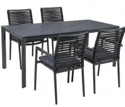 Acamp Gartenmöbel-Set Tisch Rom und Stapelstuhl New Jersey, 5-teilig Online
