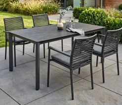 Acamp Gartenmöbel-Set Tisch Rom und Stapelstuhl New Jersey, 5-teilig Online