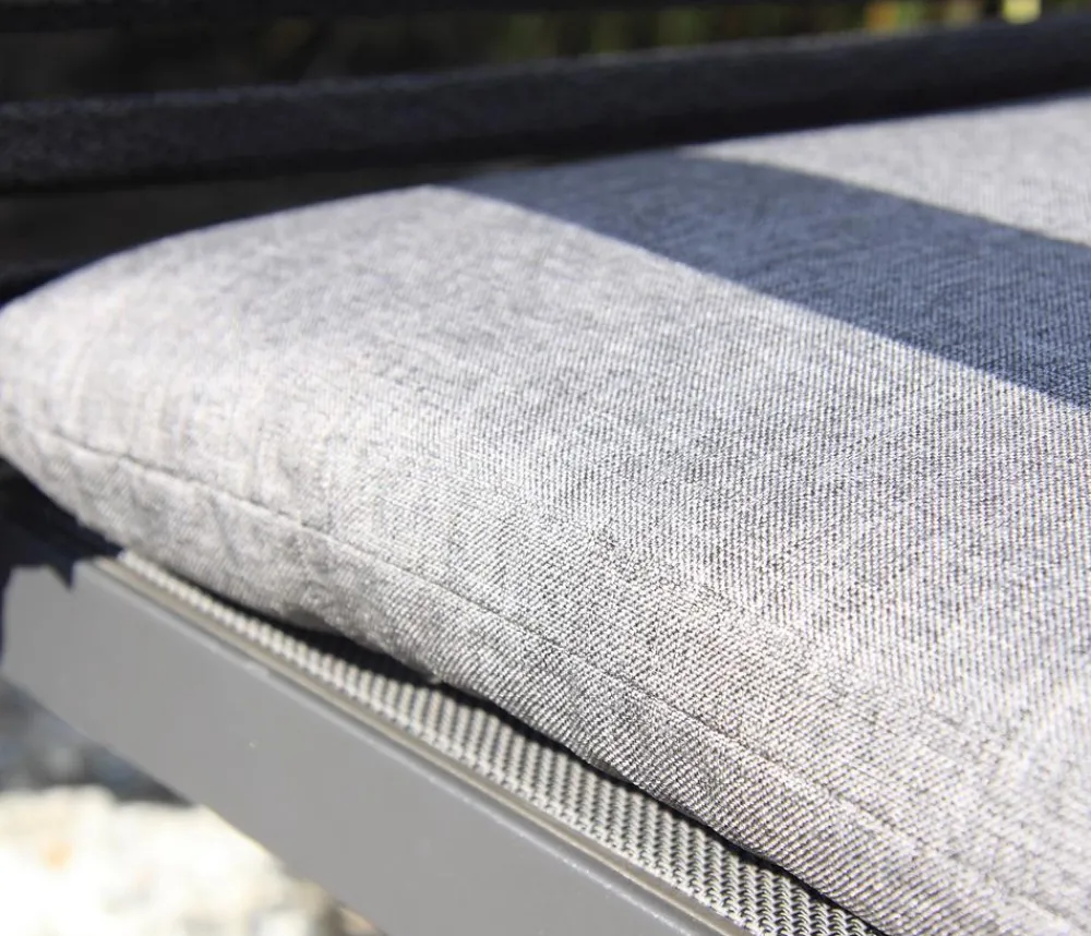Acamp Esstisch-Gruppen|Gartenmöbel-Sets > Gartenmöbel-Set Tisch Rom und Stapelstuhl New Jersey, 7-teilig