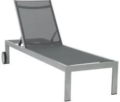 Acamp Rollliegen|Gartenliegen Aluminium > Sonnenliege Rimini, ca. B60/H35/T198 cm