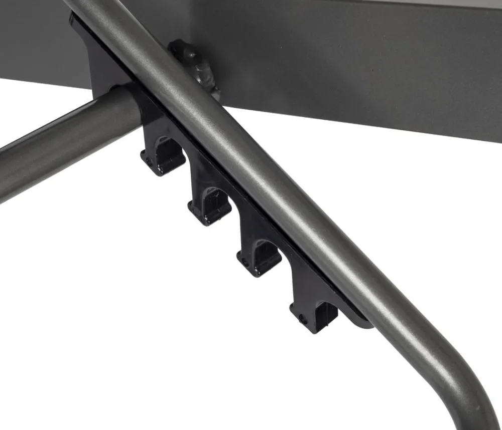 Acamp Sonnenliege Rimini, ca. B60/H35/T198 cm Schwarz Hot