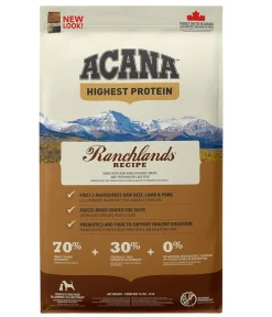 ACANA Trockenfutter Hund > Trockenfutter für Hunde Regionals Dog Ranchlands, Adult, Rind & Lamm
