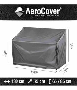 Aerocover Schutzhüllen - Loungebankhülle, 130x75x65/85 cm Dunkelgrau