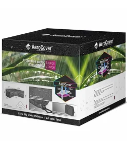 Aerocover Loungesethülle L-Form, 270x270x90x65/90 cm Dunkelgrau Outlet