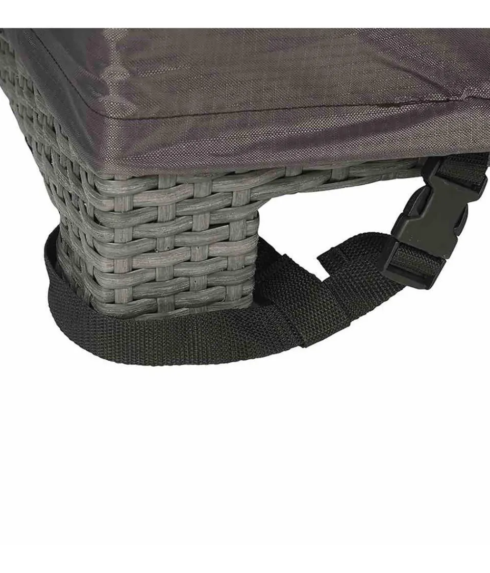 Aerocover Loungesethülle L-Form, 270x270x90x65/90 cm Dunkelgrau Outlet