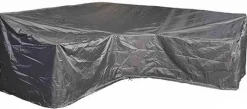 Aerocover Loungesethülle L-Form, 270x270x90x65/90 cm Dunkelgrau Outlet