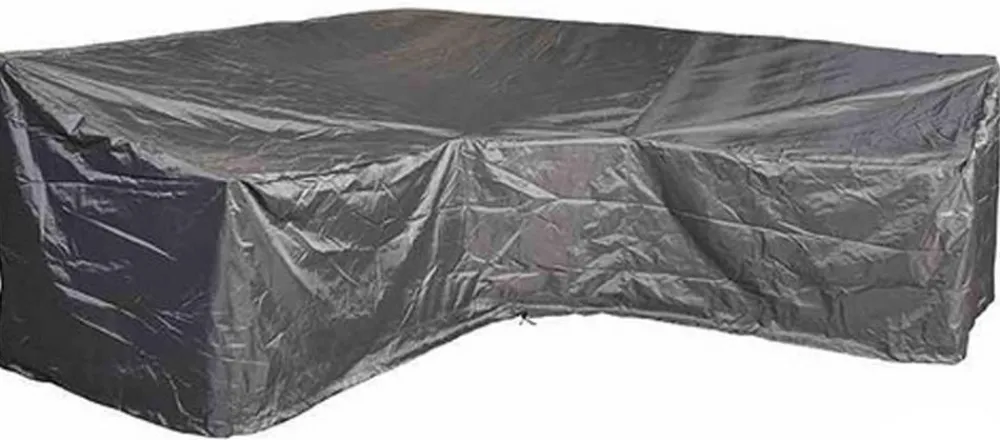 Aerocover Loungesethülle L-Form, 270x270x90x65/90 cm Dunkelgrau Outlet