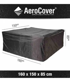 Aerocover Schutzhüllen - Sitzgruppenhülle, 160x150x85 cm Dunkelgrau