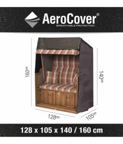 Aerocover Schutzhüllen > Strandkorbhülle, 128x105x160/140 cm