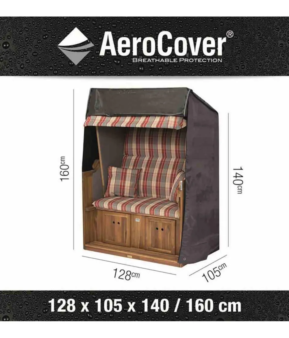 Aerocover Schutzhüllen > Strandkorbhülle, 128x105x160/140 cm
