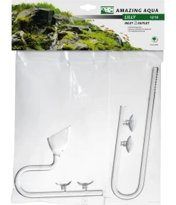 Amazing Aqua Mehr Aquarium Zubehör - Ein- & Auslass Set Lilly Transparent