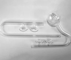 Amazing Aqua Mehr Aquarium Zubehör - Ein- & Auslass Set Poppy Transparent