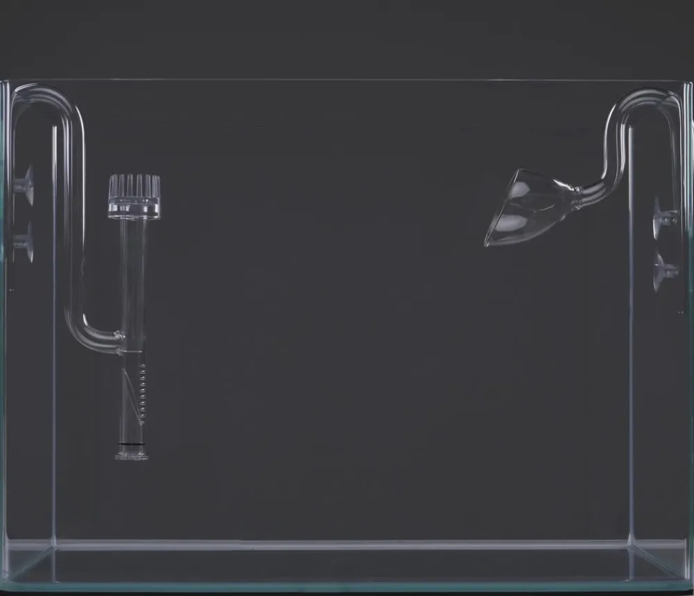 Amazing Aqua Mehr Aquarium Zubehör - Ein- & Auslass Set Skimmer Transparent