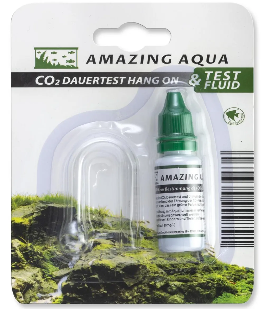 Amazing Aqua Glas-CO2-Indikator Clip, ca. B3,7/H6/T1,9 cm Transparent Discount