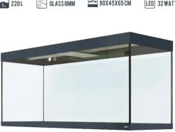 amtra Einzel Aquarien > Aquarium ALUX 220 LED, ca. B90/H65/T45 cm, 220 l