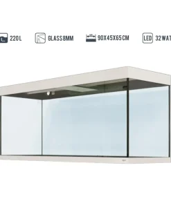 amtra Einzel Aquarien > Aquarium ALUX 220 LED, ca. B90/H65/T45 cm, 220 l