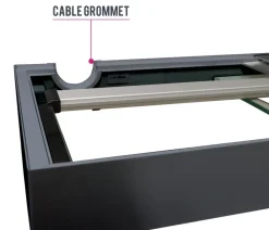 amtra Aquarium Komplettsets > Aquarium Kombination ALUX 450 LED, ca. B150/H148/T55 cm, 450 l