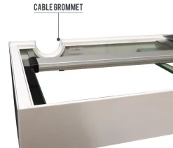 amtra Aquarium Komplettsets > Aquarium Kombination ALUX 220 LED, ca. B90/H148/T45 cm, 220 l
