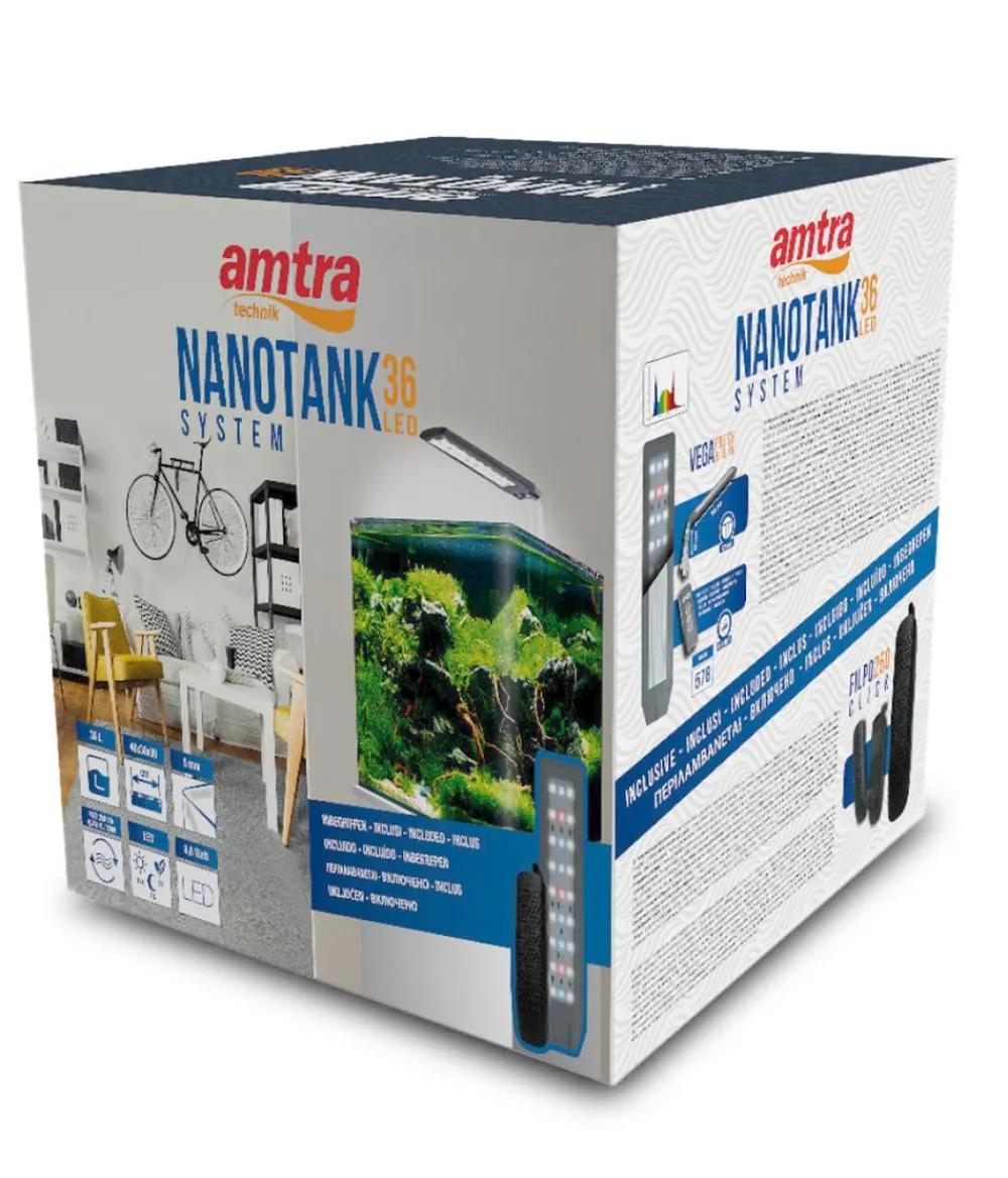 amtra Einsteiger Aquarien - Aquarium-Set Nanotank System