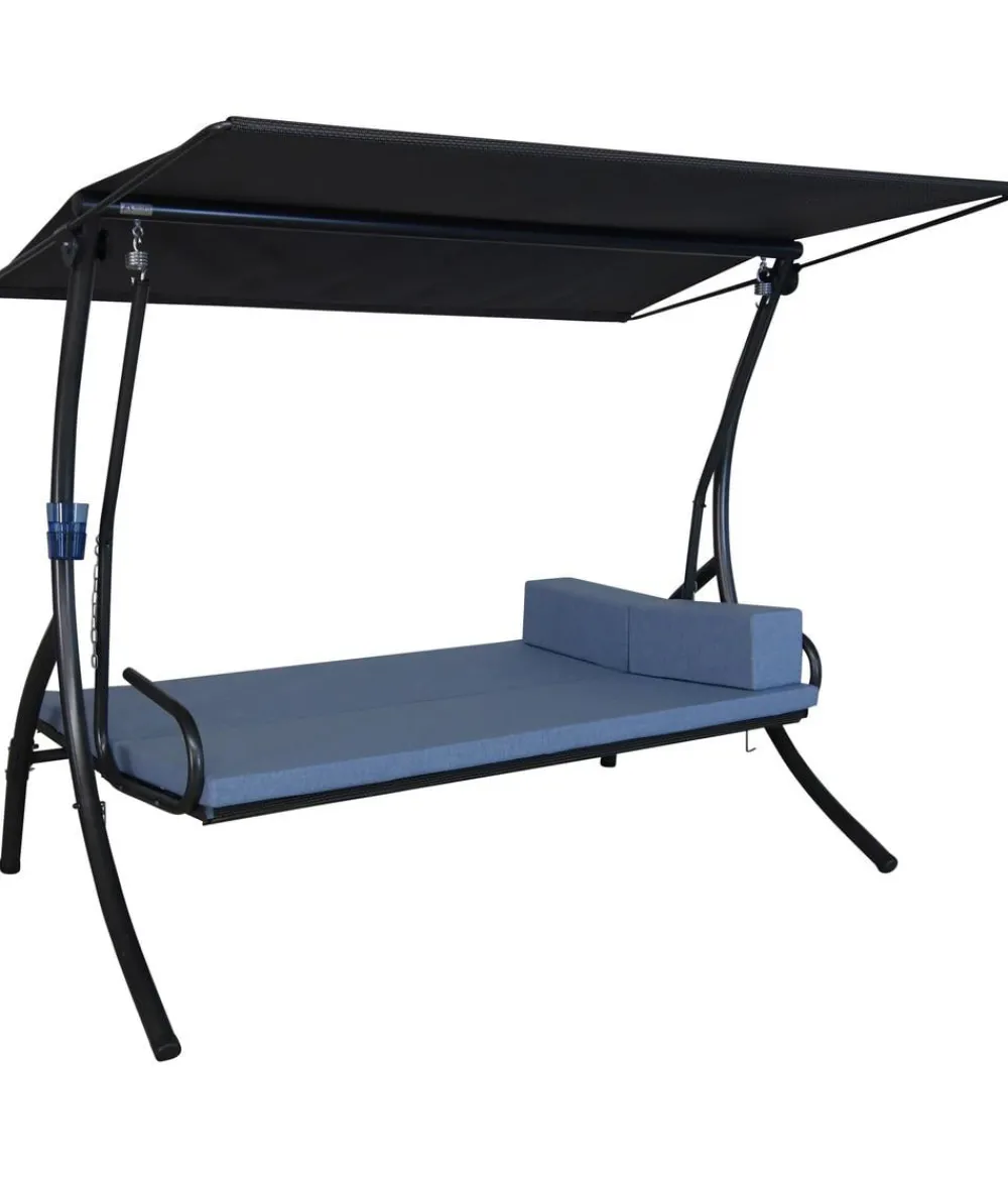 Angerer Hollywoodschaukel Elegance, 40 x 130 x 210 cm Blau Online