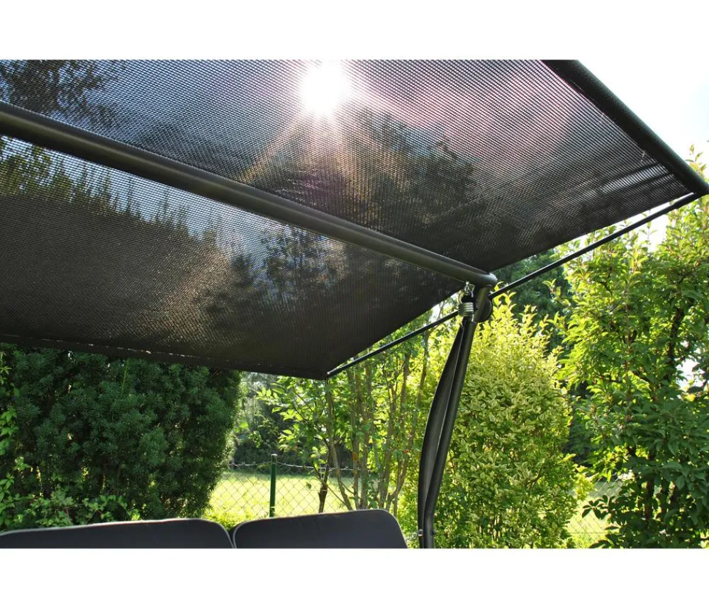 Angerer Hollywoodschaukeln - Hollywoodschaukel Elegance, 160 x 210 x 145 cm Grau