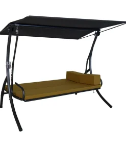 Angerer Hollywoodschaukeln - Hollywoodschaukel Elegance, 40 x 130 x 210 cm Braun