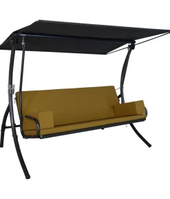 Angerer Hollywoodschaukeln - Hollywoodschaukel Elegance, 40 x 130 x 210 cm Braun