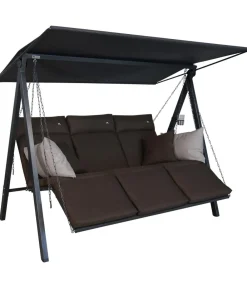 Angerer Hollywoodschaukel Smart, 75 x 132 x 212 cm Dunkelbraun