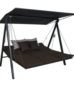 Angerer Hollywoodschaukel Smart, 75 x 132 x 212 cm Dunkelbraun