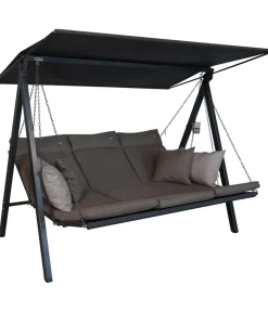 Angerer Hollywoodschaukeln - Hollywoodschaukel Smart, 75 x 132 x 212 cm Braun