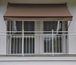 Angerer Markisen - Klemmmarkise Style, ca. B150/H275/T150 cm Terrakotta