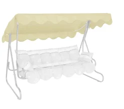 Angerer Sonnendach für 3-Sitzer Hollywoodschaukeln, ca. B210/T145 cm Beige