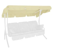 Angerer Sonnendach Swingtex für 3-Sitzer Hollywoodschaukeln, 210 x 145 cm Creme Sale