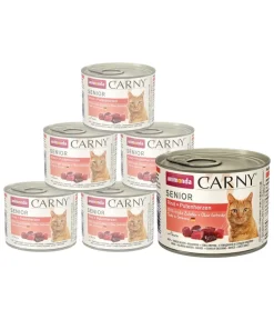 animonda CARNY® Nassfutter für Katzen Senior, 6 x 200 g Discount
