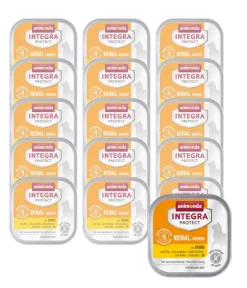 animonda INTEGRA PROTECT Nassfutter für Katzen Renal Nieren, Adult, 16 x 100 g Discount