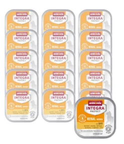 animonda INTEGRA PROTECT Nassfutter für Katzen Renal Nieren, Adult, 16 x 100 g Hot
