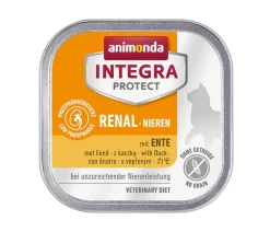 animonda INTEGRA PROTECT Nassfutter für Katzen Renal Nieren, Adult, 16 x 100 g Hot