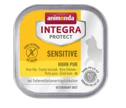 animonda INTEGRA PROTECT Diätfutter Katze|Nassfutter Katze - Nassfutter für Katzen Sensitive, Adult, 16 x 100 g