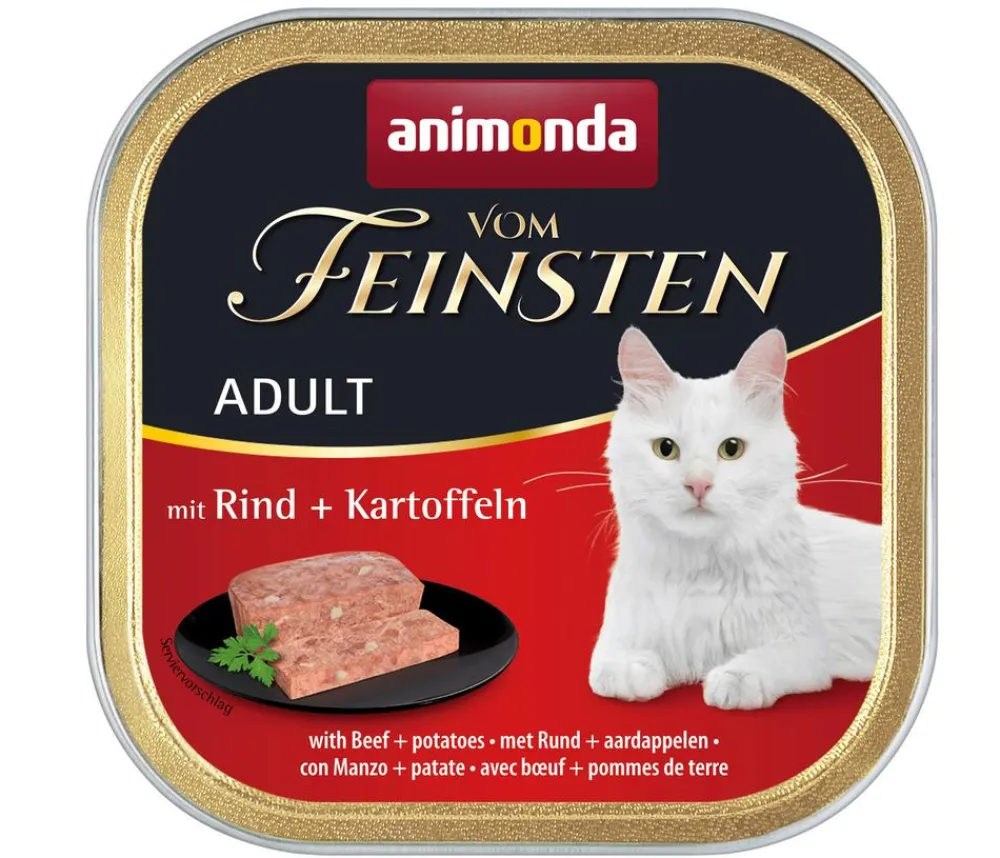animonda VOM FEINSTEN Nassfutter Katze > Nassfutter für Katzen Adult, 32 x 100 g