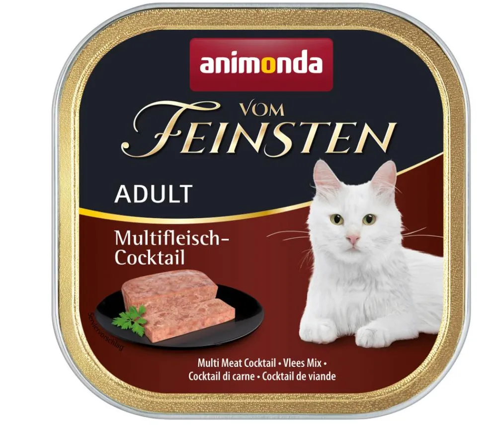 animonda VOM FEINSTEN Nassfutter für Katzen Adult, 32 x 100 g Best