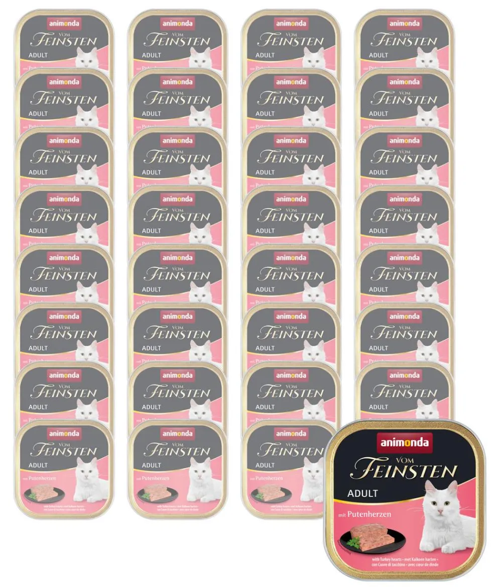 animonda VOM FEINSTEN Nassfutter Katze - Nassfutter für Katzen Adult, 32 x 100 g