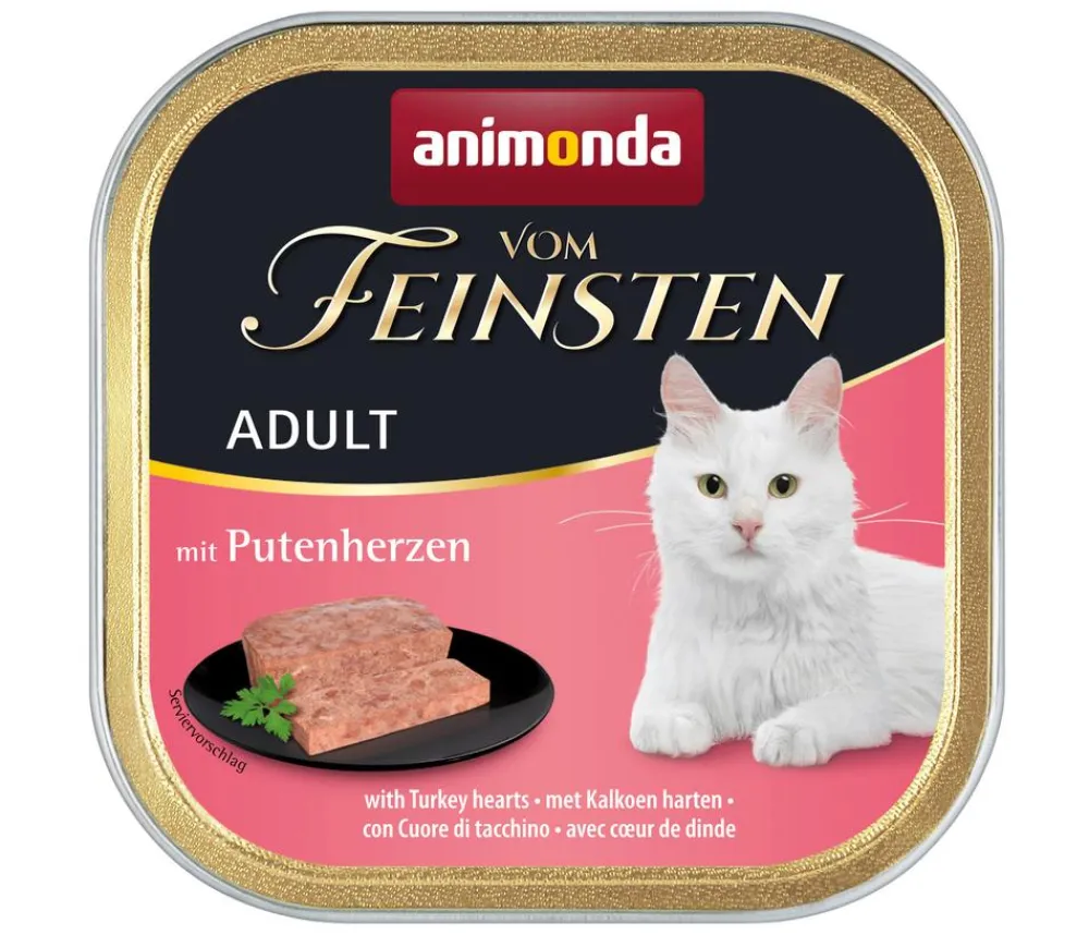 animonda VOM FEINSTEN Nassfutter Katze - Nassfutter für Katzen Adult, 32 x 100 g