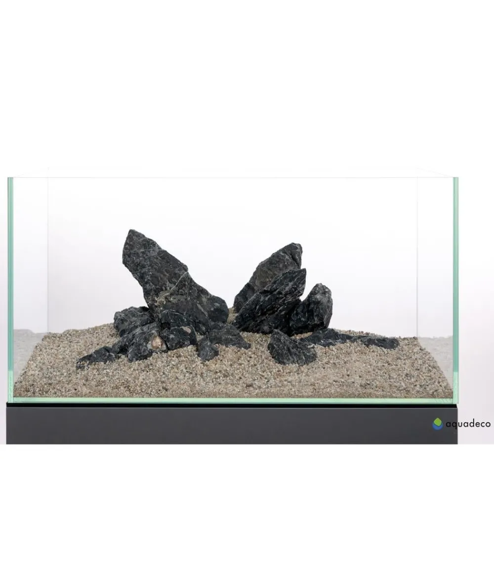 aquadeco Aquariumdeko Set Mini-Landschaft black Schwarz Outlet