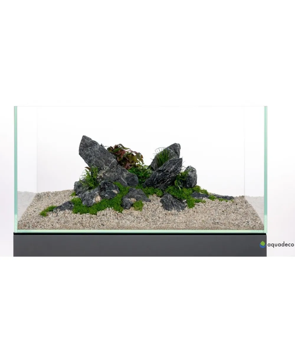 aquadeco Aquariumdeko Set Mini-Landschaft black Schwarz Outlet