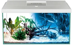 Aquael Einsteiger Aquarien - Aquarien-Set Leddy Day & Night 60 2.0, 54 l, ca. B60/H30/T30 cm Weiß