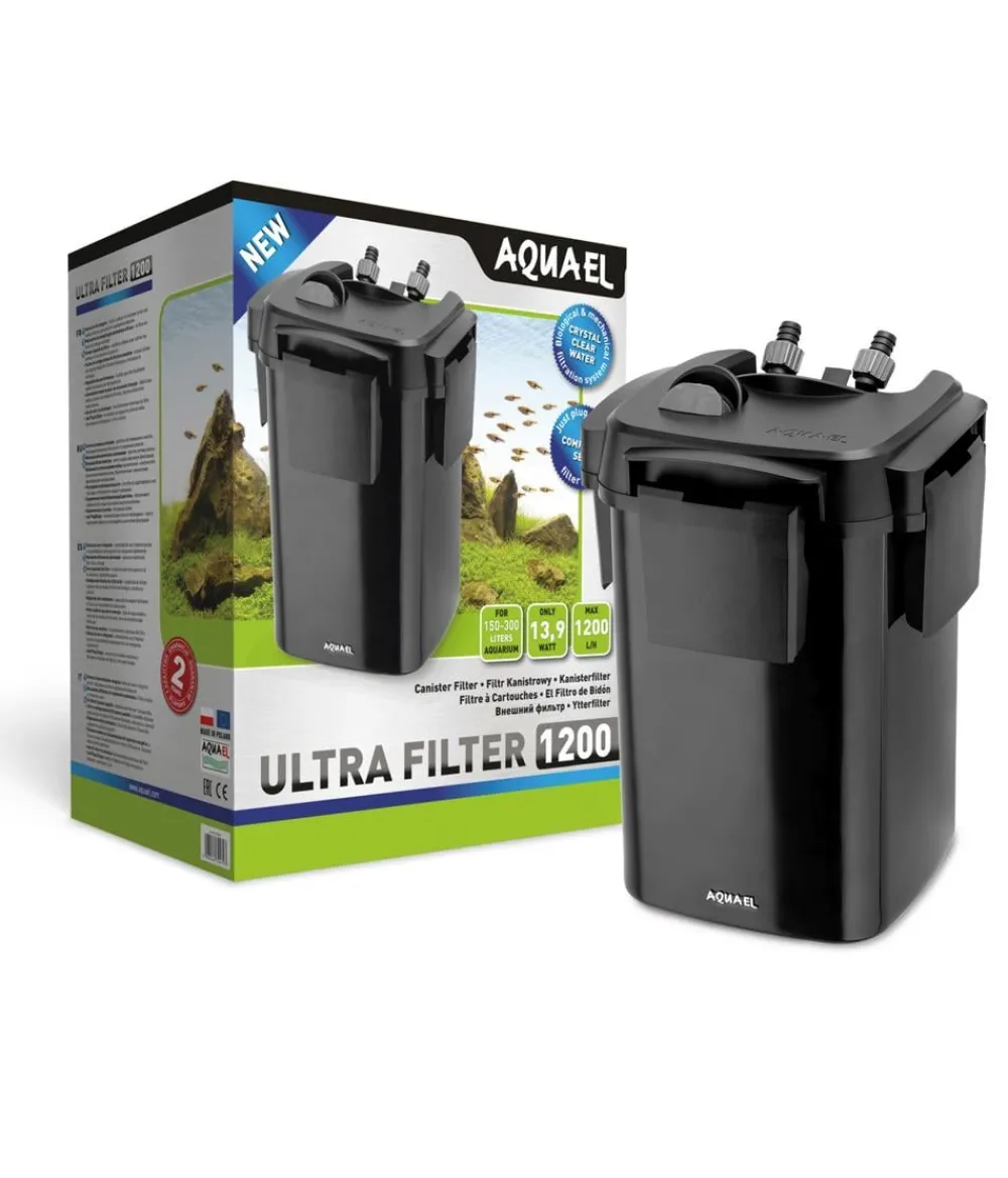 Aquael Aquarium Außenfilter Ultra 1200 New
